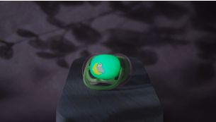 Glows in the dark long after lights-out