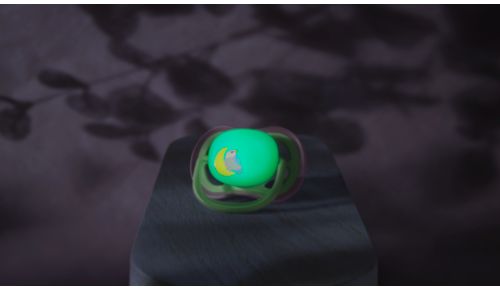 Glows in the dark long after lights-out