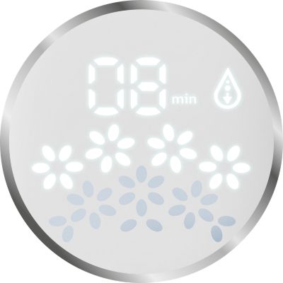 Clear digital display. Select modes, comfort level and more
