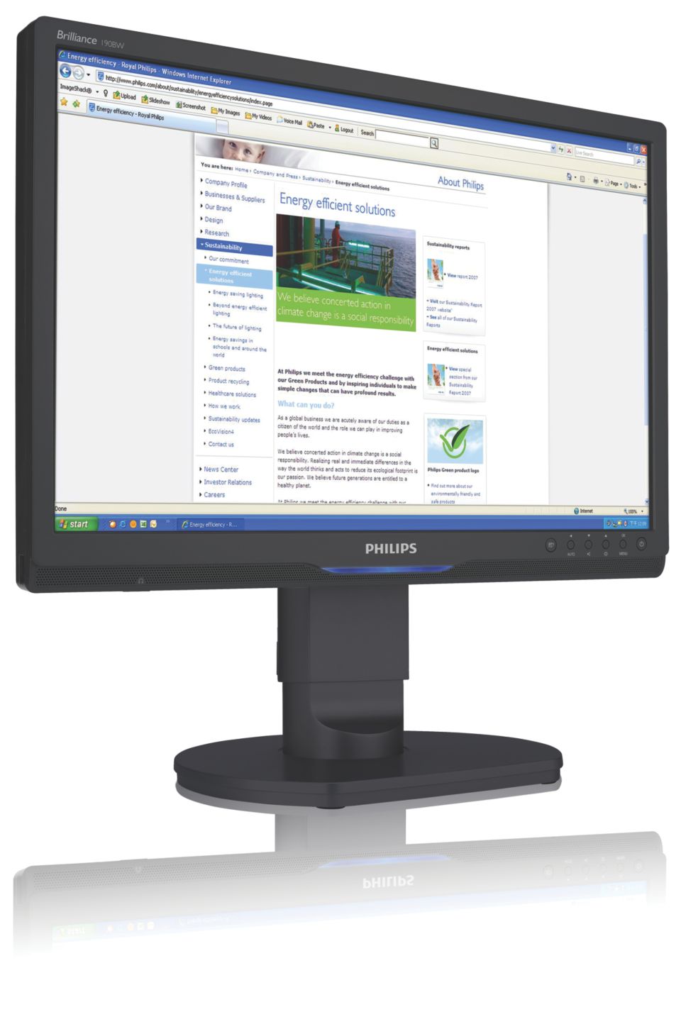 High resolution ergonomic widescreen for business