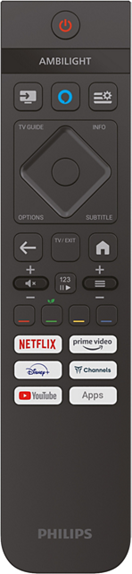Philips TV 2025: PUS8200 Serie - Fernbedienung Philips TV 2025: PUS8200 Serie - Fernbedienung