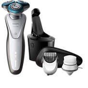 Shaver series 7000 Máquina de barbear elétrica a húmido e a seco