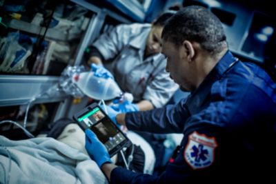 Video depicting handheld ultrasound in use in various care settings from ER to rural maternity care