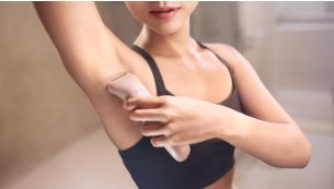 Sanfte Rasur f&uuml;r empfindliche Hautpartien.