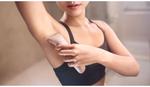 Afeitado suave para zonas sensibles.