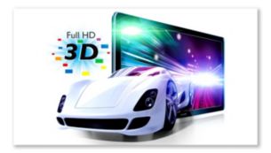 3D-televizija polne visoke ločljivosti s predvajalnikom Blu-ray za izjemno realistično 3D-filmsko doživetje
