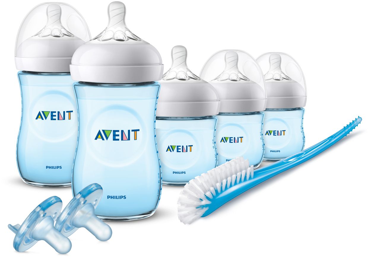 Philips Avent Natural Baby Bottle with Natural Response Nipple, Essentials  Baby Gift Set, SCD839/02 