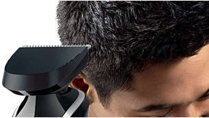 Extra wide hairclipper for a complete and even haircut