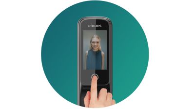 Vista más clara de la puerta