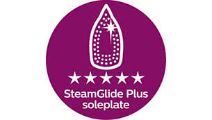 SteamGlide Plus soleplate: Our best gliding, faster ironing