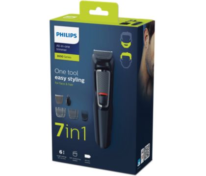 Multigroom series 3000 7-in-1, für Gesicht und Haare MG3720/15 | Philips