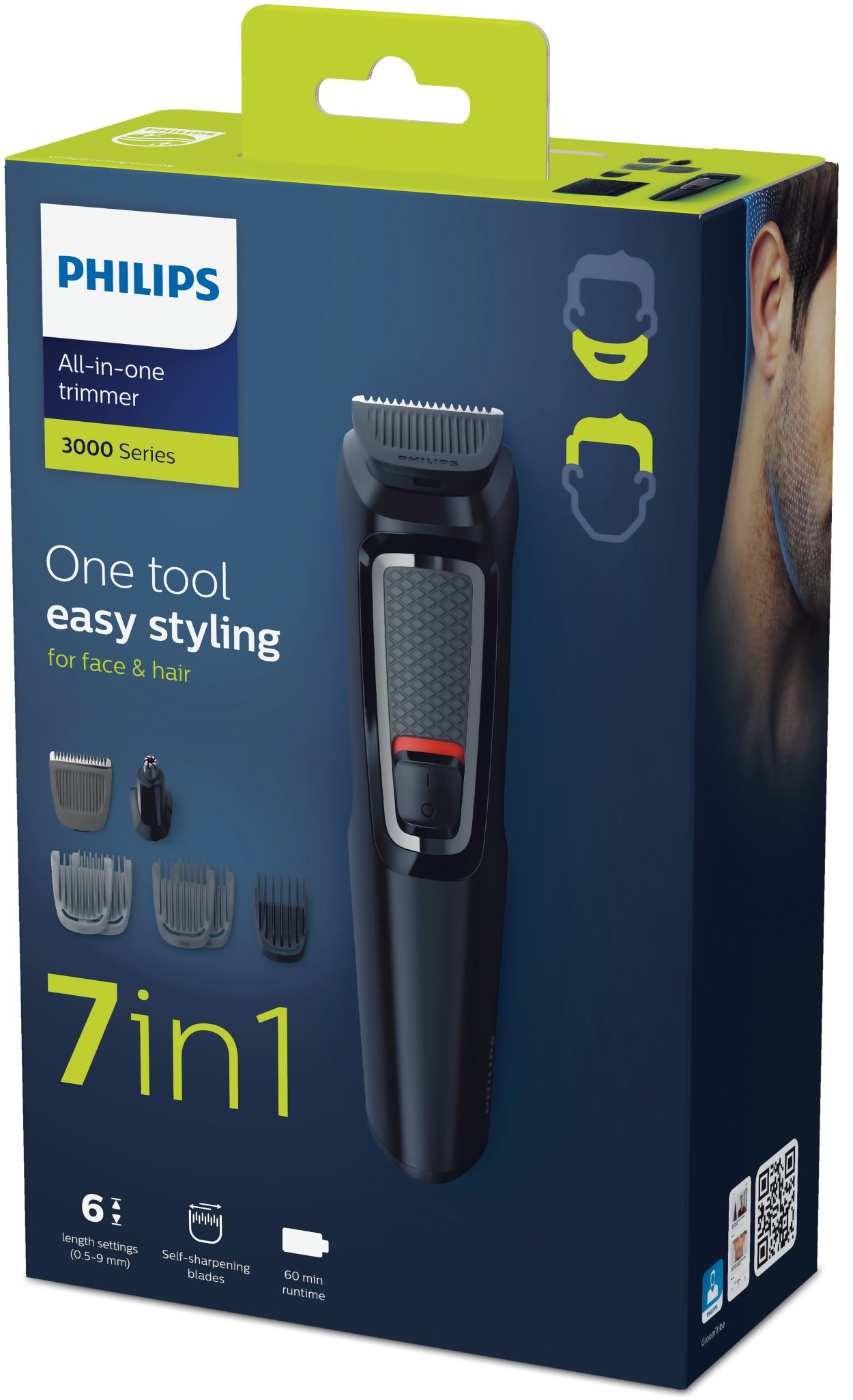 Afeitadora Facial + Maquina Corta Pelo Philips Multigroom Y+ - FEBO