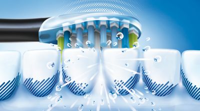 10 x more plaque removal** from hard-to-reach areas