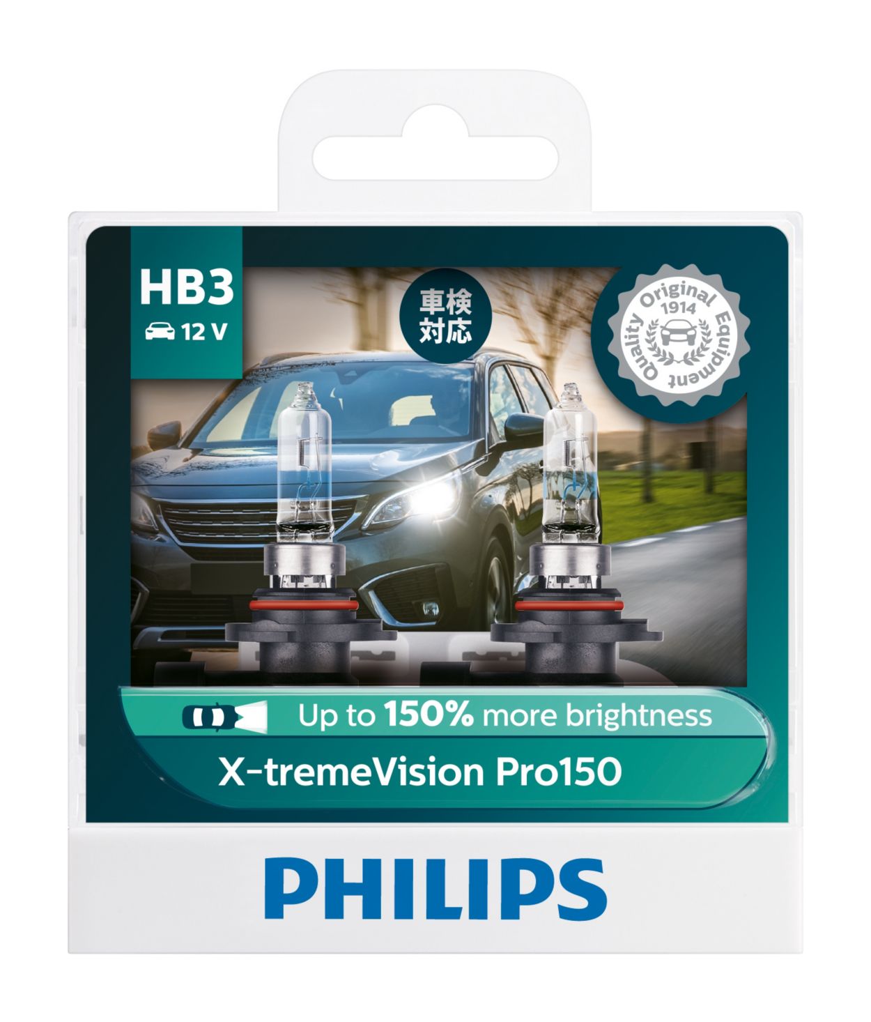 X-tremeVision Pro150 Car headlight bulb 9005XVPS2/20 | Philips