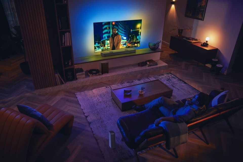 Soundbar ワイヤレスサブウーファー内蔵 7.1.4 チャンネルサウンドバー