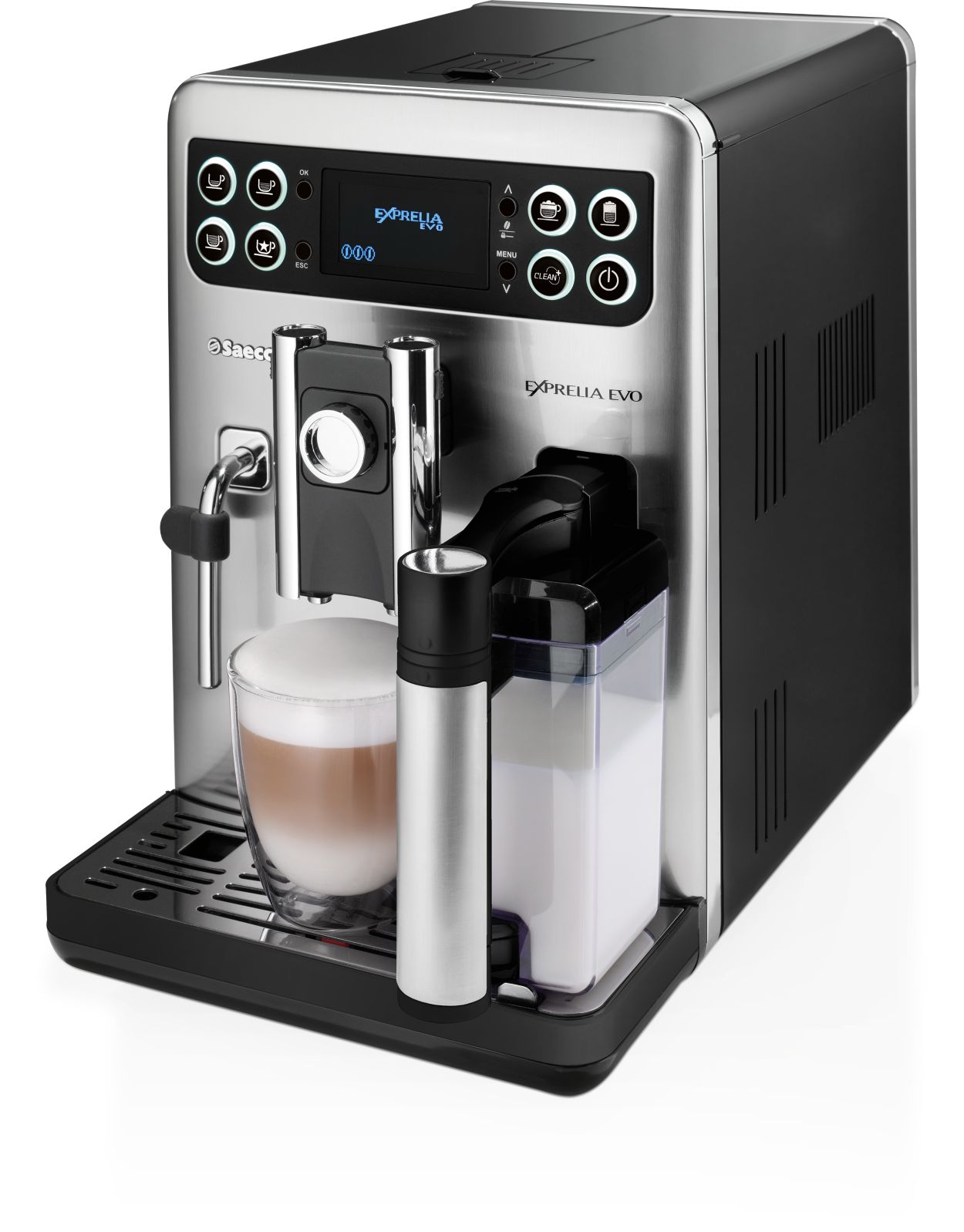 Exprelia Evo Super automatic espresso machine HD8855 01 Saeco