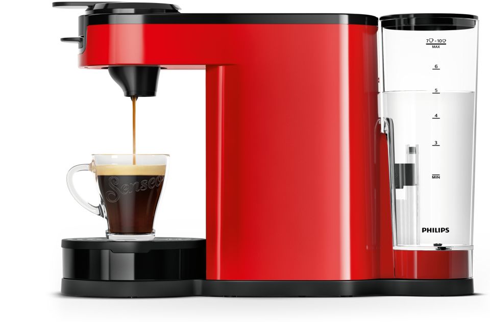 PHILIPS SENSEO Switch Machine à café à dosettes et filtre Rouge HD6592/81 -  Cdiscount Electroménager
