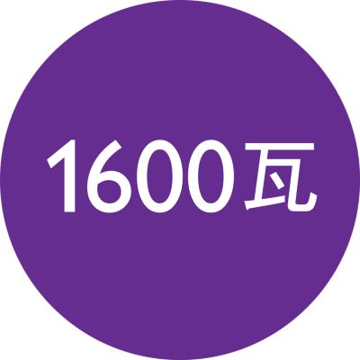 1600W 高效吹乾且溫和不傷髮