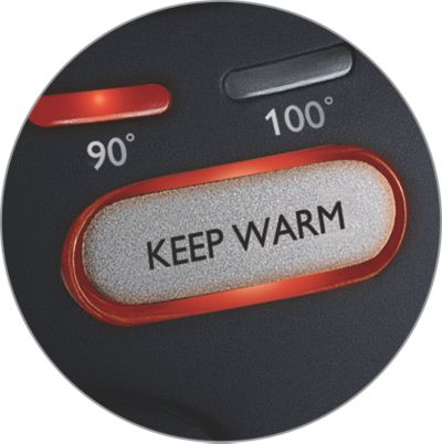 Funkcija ohranjanja toplote ohranja vodo pri nastavljeni temperaturi