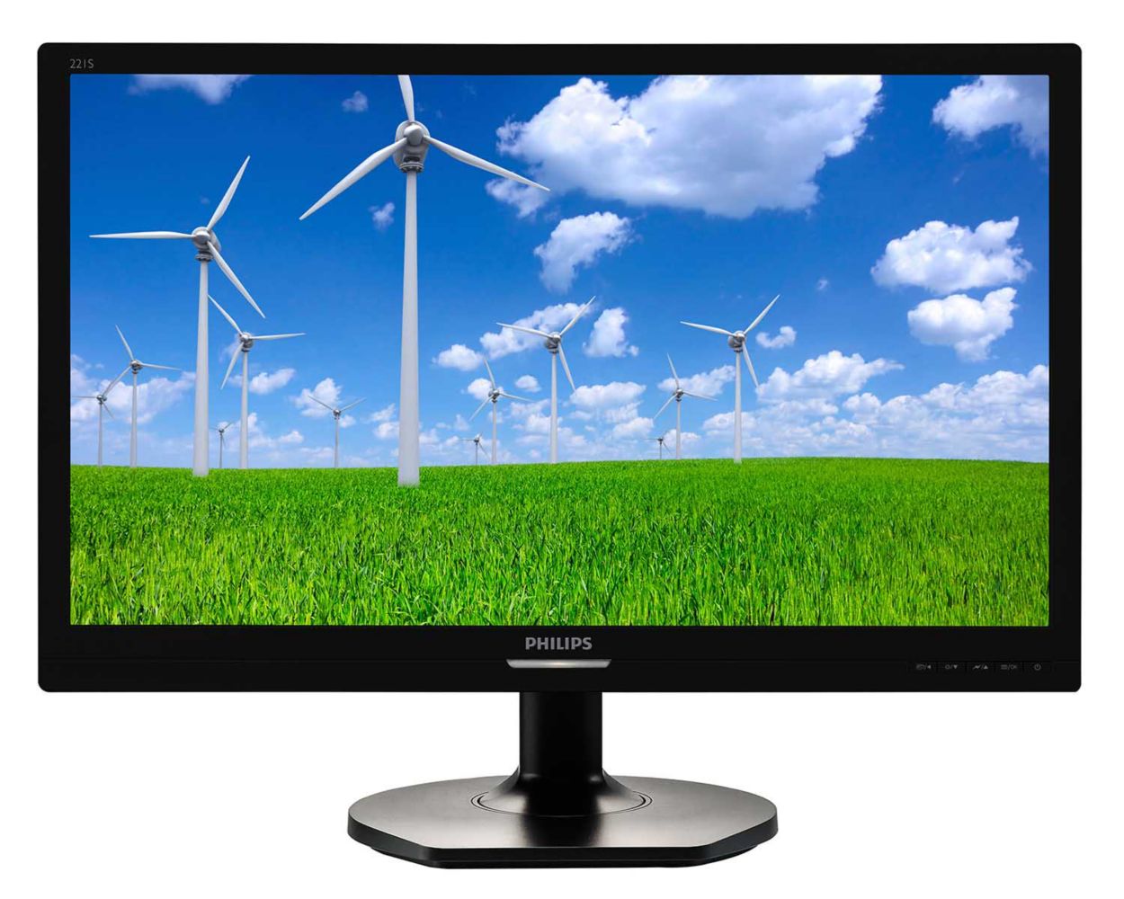 Brilliance LED-backlit LCD monitor 221S6QSB/69 | Philips
