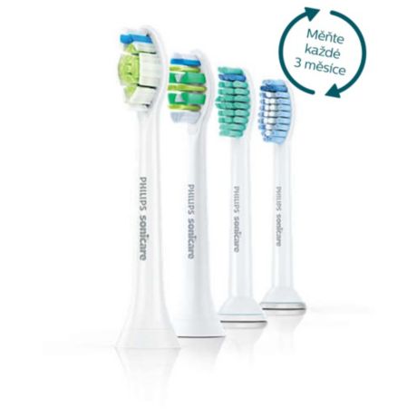 HX6004/17 Philips Sonicare Balení 4 ks náhradních hlavic sonického kartáčku
