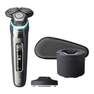 Shaver series 9000 Wet &amp; Dry electric shaver with SkinIQ
