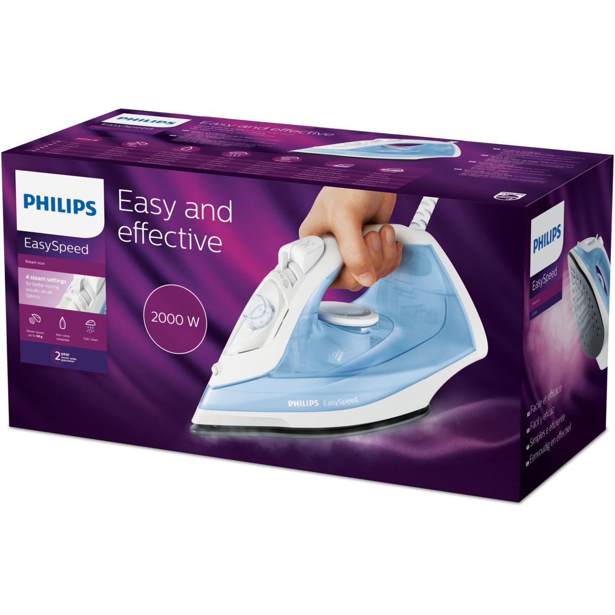 Plancha de vapor GC1740/20 | Philips