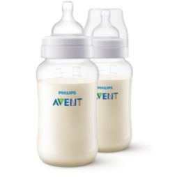 Biberón Philips Avent Válvula Anticólico 4 Oz 3 Pz -azul Philips Avent No  aplica