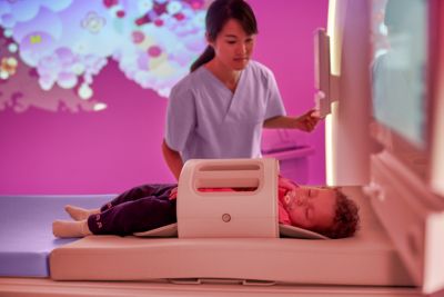Mr ambient experience with child in healthcare setting