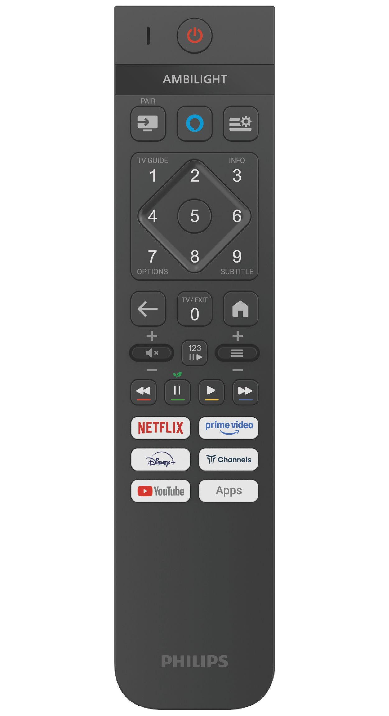 Télécommande Neuve Pour TV Philips 65PUS8505/12, 65PUS8506/12, 65PUS8536/12