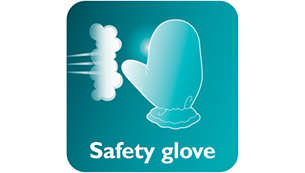 Glove for extra protection during steaming