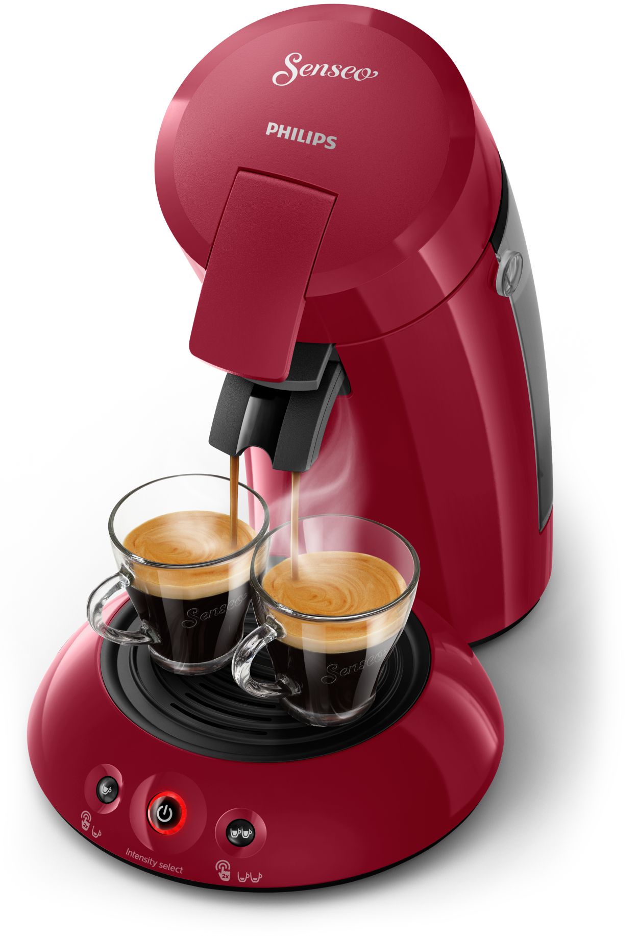 REACONDICIONADO Cafetera de cápsulas  Philips SENSEO Original HD6554/61,  Coffee Boost, Crema Plus, Selección intensidad, Negro