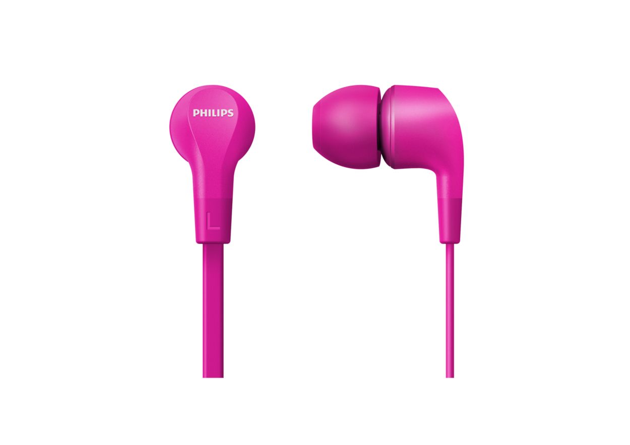 Philips pink online headphones