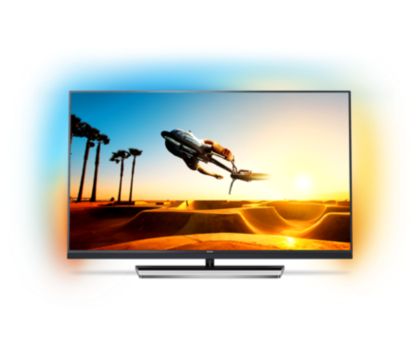 Ultraflacher 4K UHD LED TV powered by Android TV