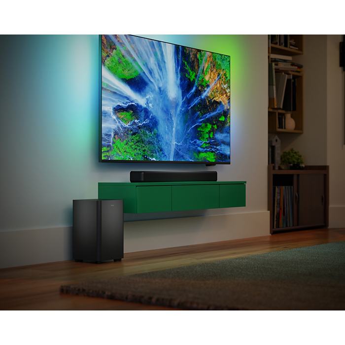 Soundbar 2.1 with wireless subwoofer TAB5309/37 | Philips Soundbar 2.1 with wireless subwoofer TAB5309/37 | Philips
