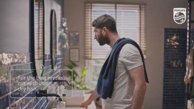 How to cut your head hair. Philips All-in-One trimmer MG5000, MG7000, MG9000 series