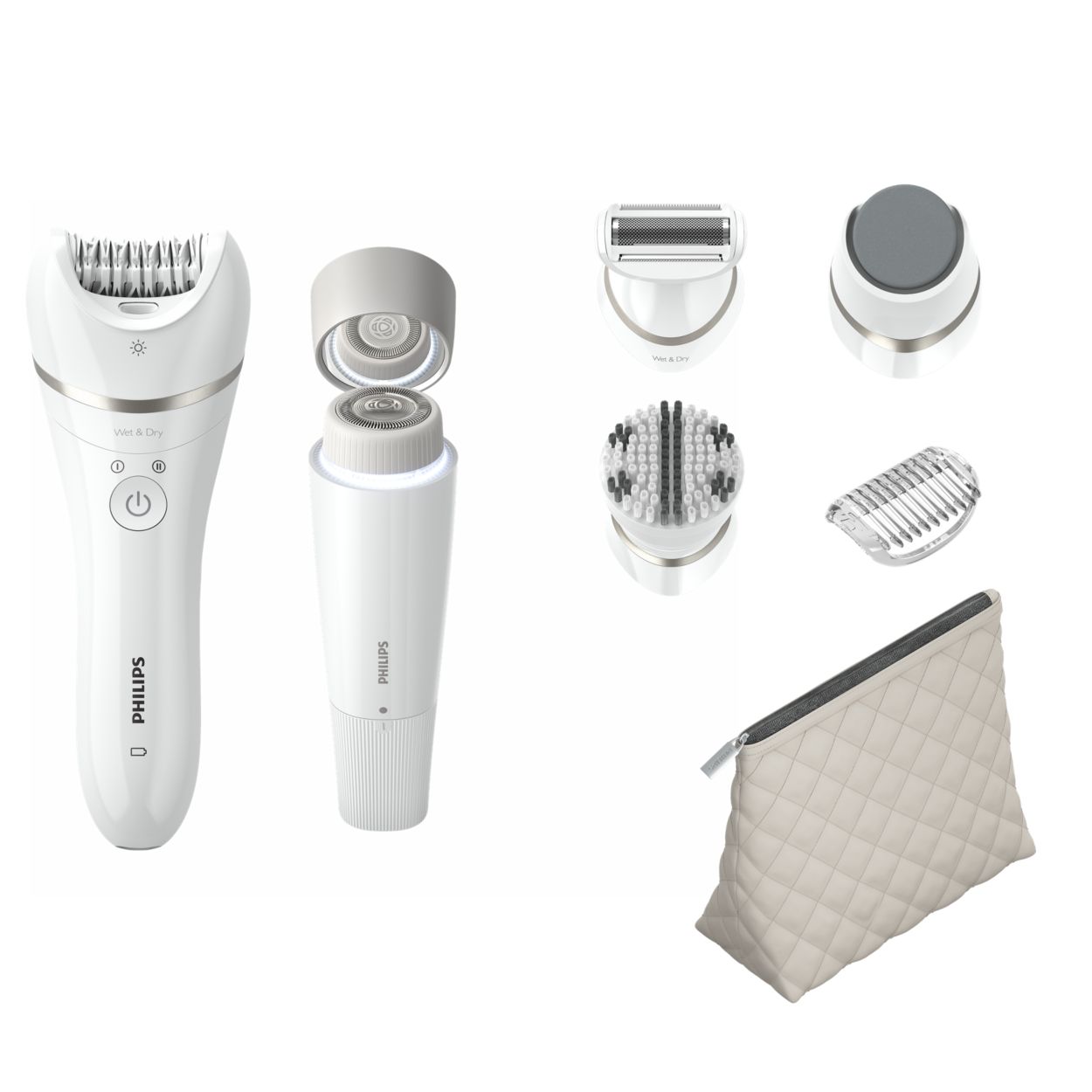 Recensione EPILATORE Philips Series 8000 Wet & Dry PELLE LISCIA SENZA FILI  