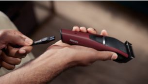 Cordless use for up to 60 mins