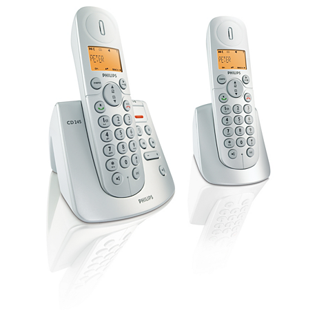 CD2452S/22  Draadloze telefoon met antwoordapparaat