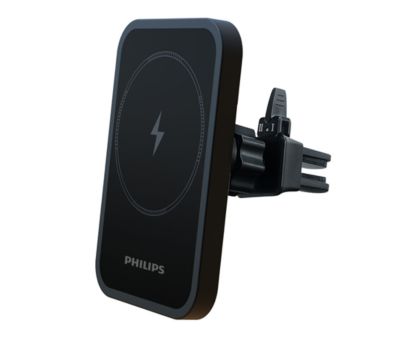 Car mount with wireless charge