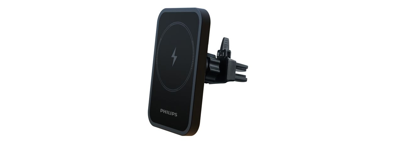 Car mount with wireless charge