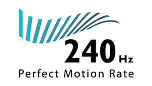 Perfect Motion Rate (PMR) de 240 Hz: máxima nitidez de movimientos