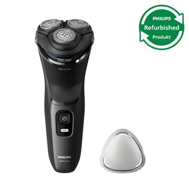 Shaver 3000 Series Elektrischer Nass-/Trockenrasierer – generalüberholt
