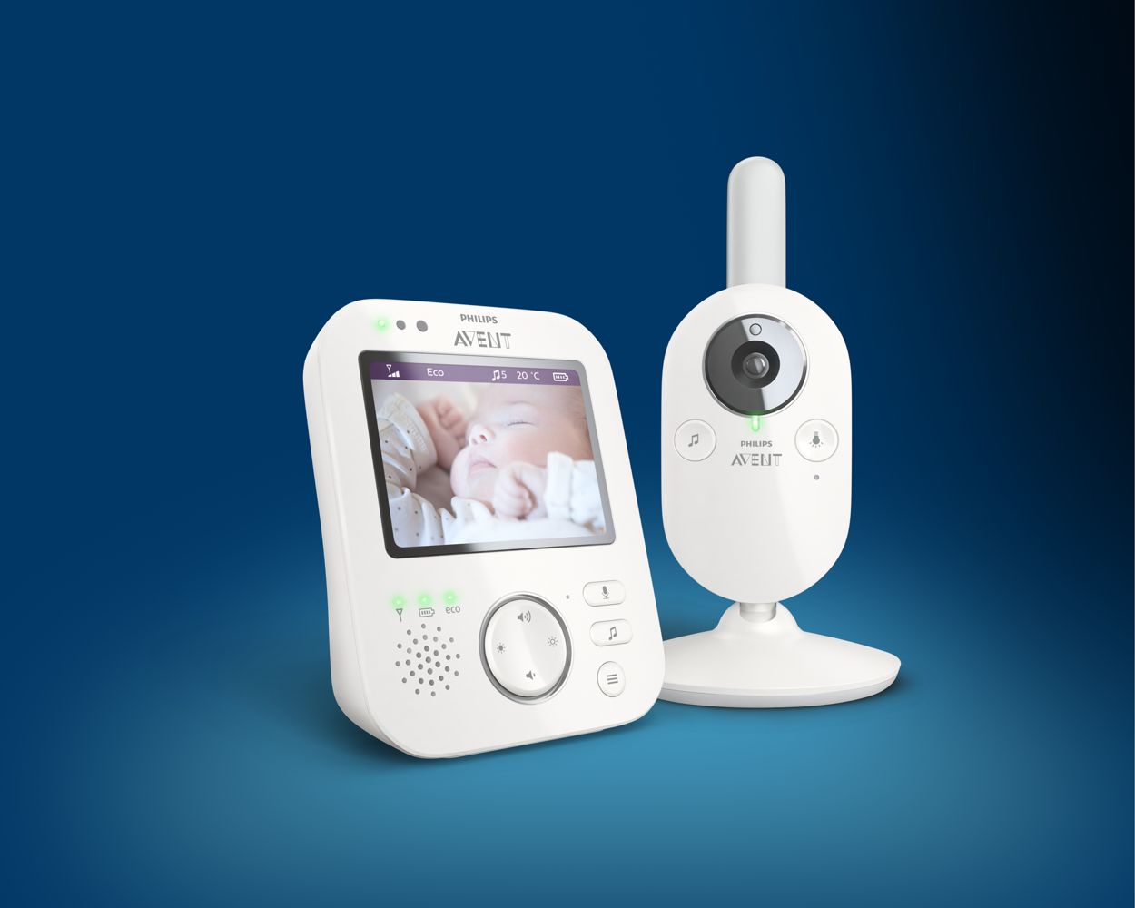 Vigilabebés con vídeo digital, luz nocturna y temperatura - Philips Avent  DECT - Petit Oh!