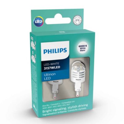 Philips Ultinon Pro6000 White LED W21W Car Bulbs