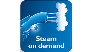 Steam on demand technology for total control and efficiency