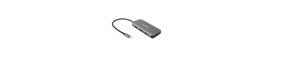 USB-C 集线器扩展到 5 端口迷你集线器
