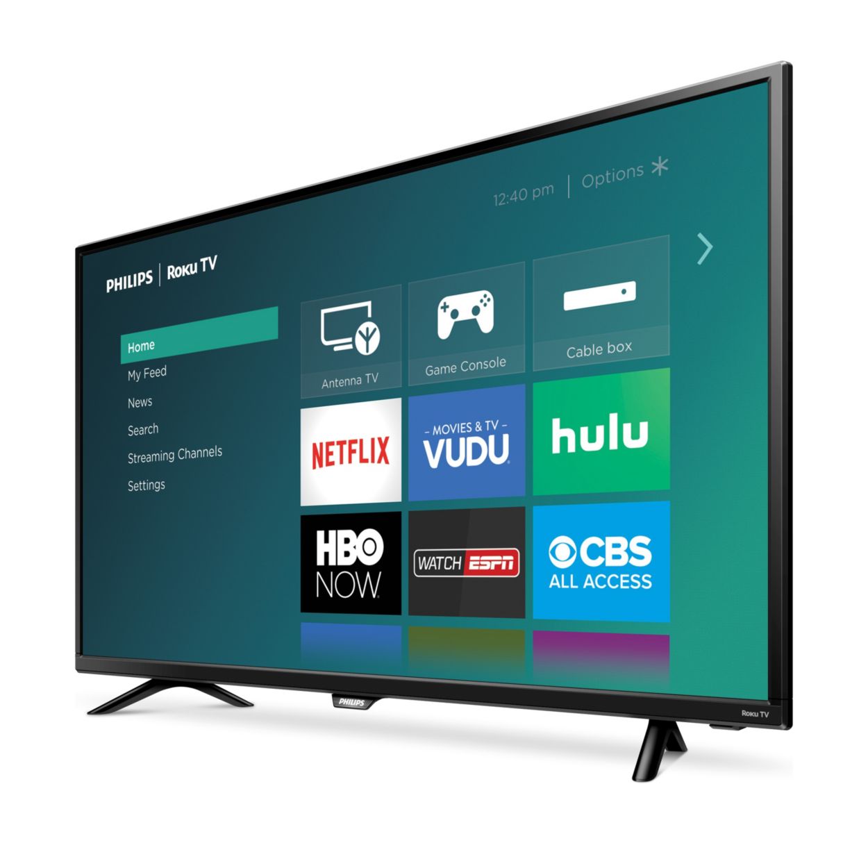 Philips 40 Class FHD (1080p) Roku Smart LED TV (40PFL6533/F7) (New) 