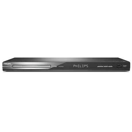 DVP5980/12  DVD-laite, HDMI- ja USB-liitännät