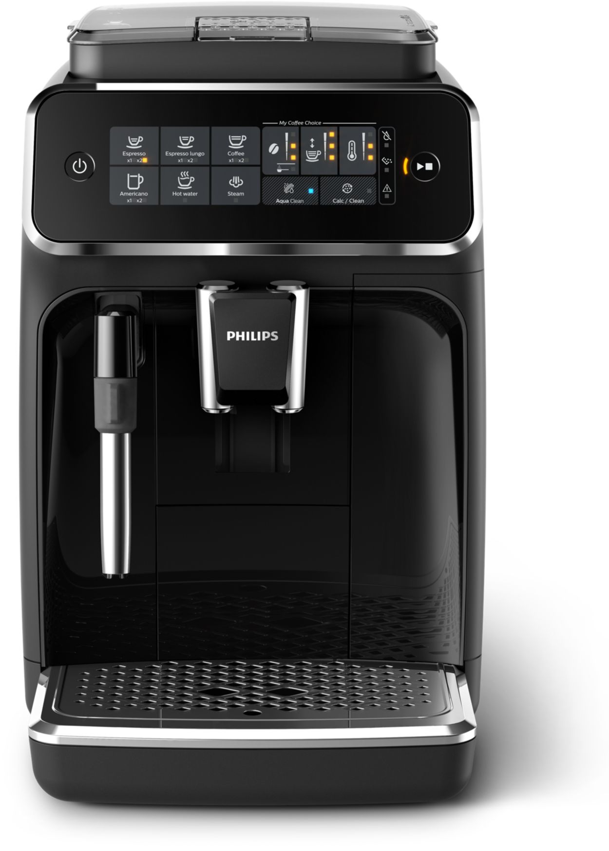 Philips ep3221/40 - machine a café expresso broyeur series 3200 - 4  boissons - mousseur a lait - 1500w - noir - La Poste